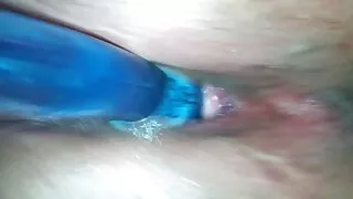 정원사 시계 빌어 먹을 젖은 금발의 슬릿